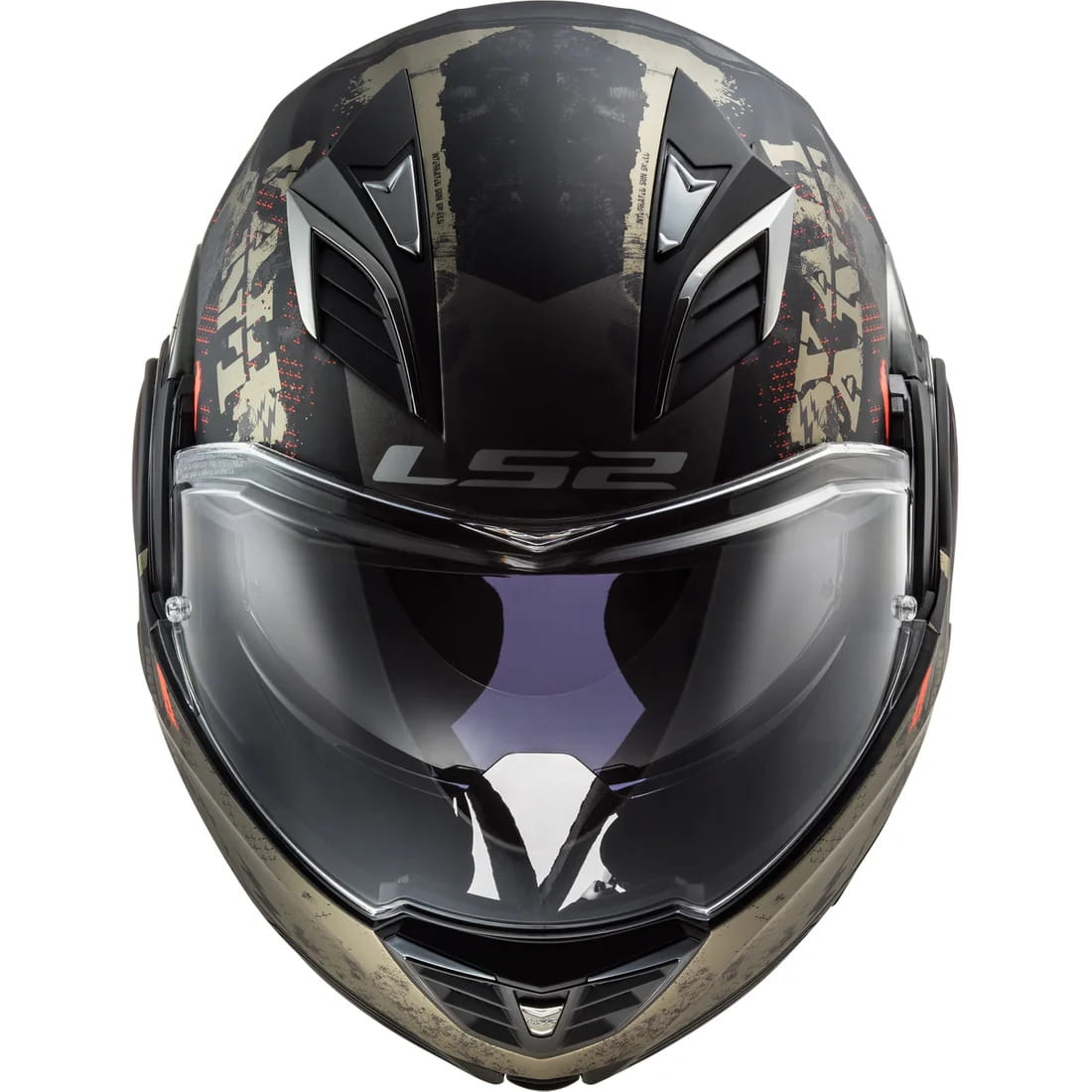 LS2 FF900 VALIANT II Gripper Matt Black Antique Gold Helmet– Moto