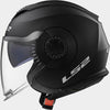 LS2 OF570 Verso Solid Black Matt Helmet