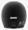 SMK Retro Solid Matt Black with Tinted Visor (MA220) Helmet