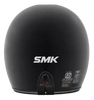 SMK Retro Solid Matt Black with Tinted Visor (MA220) Helmet