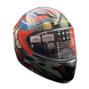 LS2 FF320 Stream Evo Ninja Red Blue Gloss Helmet (D Ring)