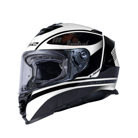 LS2 FF800 Storm II Dodger Black White Gloss Helmet