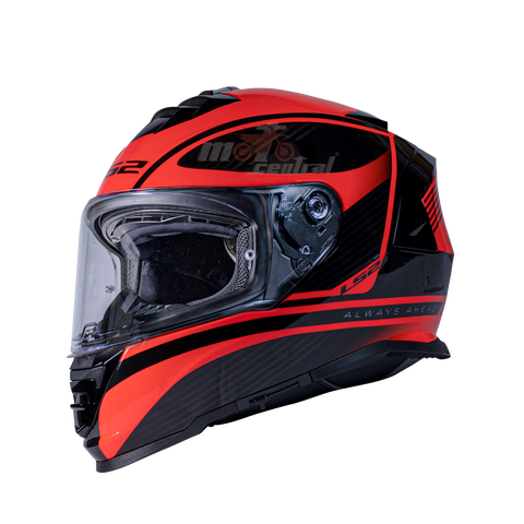 LS2 FF800 Storm II Dodger Black Hi Viz Orange Gloss Helmet