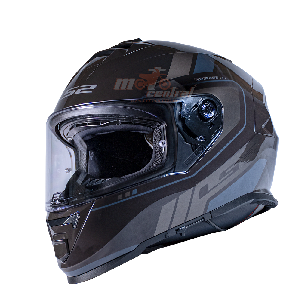 LS2 FF800 Storm II Fist Black Grey Gloss Helmet