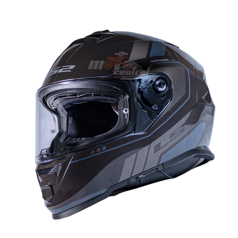 LS2 FF800 Storm II Fist Black Grey Gloss Helmet