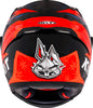 KYT Striker Fernandez Replica Gloss Black Red Helmet