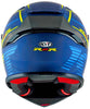 KYT R2R Pro Concept Matt Blue Yellow Helmet