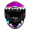 NHK K5R Ride with Grin Gloss Multi Blue Black Helmet