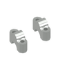 Moto Torque Honda H'Ness 350 CB350 RS Handlebar Risers (Silver)