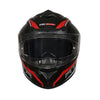 SMK Typhoon TVS Racing Edition Hurricane Gloss Black Red Helmet