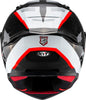 KYT R1R Carbon Zone Gloss Black Red Helmet