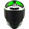 KYT TT Revo Overtech Black Green Gloss Helmet