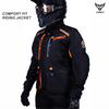 DSG ADV Riding Jacket Black Orange