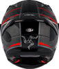 KYT Striker Davo Replica Gloss Black Red Fluro Helmet