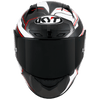 KYT NZ Race Carbon Competition Gloss Black White Helmet