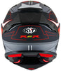 KYT R2R Pro LED Matt Black Grey Fluro Red Helmet
