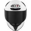 KYT TT Revo Plain White Gloss Helmet