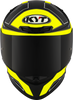 KYT TT Revo Electron Black Yellow Matt Helmet