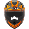 KYT R2R Pro Octane Black Orange Gloss Helmet