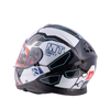 MT Thunder 3 SV Spoiler TX A7 Gloss White Blue Black Helmet