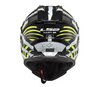 LS2 MX437 Fast Evo Verve Gloss Black White Helmet