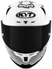 KYT Striker AF37 Livery Gloss Black White Helmet