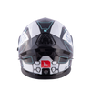 MT Thunder 3 SV Spoiler TX A7 Gloss White Blue Black Helmet