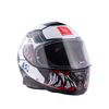MT Thunder 3 SV Spoiler TX A7 Gloss White Blue Black Helmet