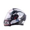 MT Thunder 3 SV Spoiler TX A7 Gloss White Blue Black Helmet