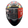 LS2 FF320 Stream Evo Ninja Red Blue Gloss Helmet (D Ring)