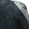 Dainese Avro 4 Men Two Piece Motorcycle Leather Suit (Black Matt Charcoal Grey Tibetian Platinum) - Moto Central