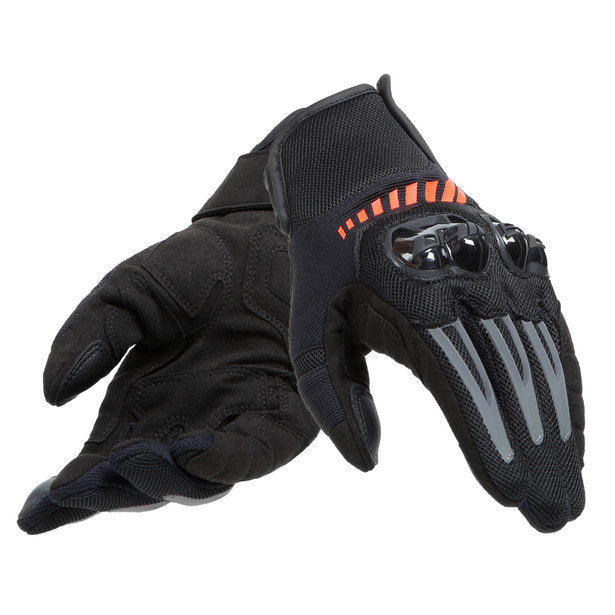 Dainese MIG 3 Air Tex Gloves (Black Fluro Red)