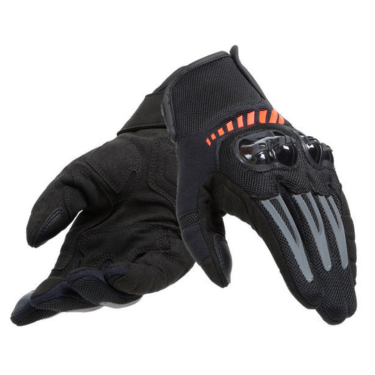 Dainese MIG 3 Air Tex Gloves (Black Fluro Red)