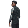 Dainese Avro 4 Men Two Piece Motorcycle Leather Suit (Black Matt Charcoal Grey Tibetian Platinum) - Moto Central