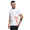 Dainese TShirt Big Logo (White Fluro Red) - Moto Central