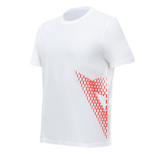 Dainese TShirt Big Logo (White Fluro Red)