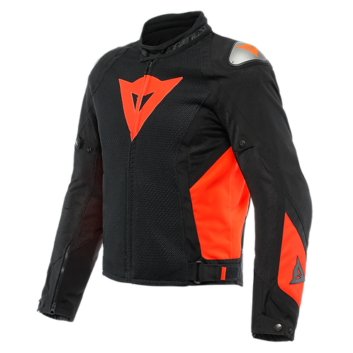 Dainese Energyca Air Tex Jacket (Black Fluro Red) - Moto Central
