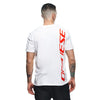 Dainese TShirt Big Logo (White Fluro Red) - Moto Central