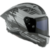 LS2 FF805 THUNDER Carbon GP Aero Polar Gloss Black Grey Helmet