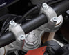 SW Motech 30mm Handlebar Risers for Triumph Tiger 900 GT Rally Pro Silver (LEH.11.039.10600.30/S)