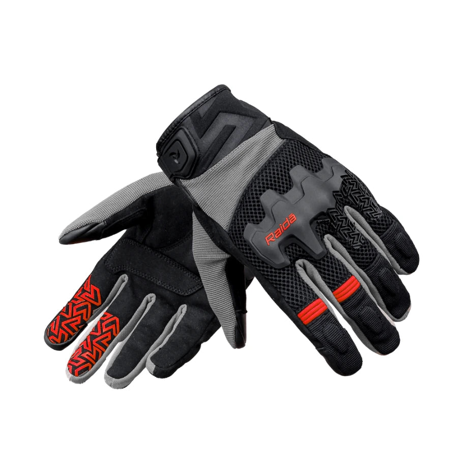 Raida Drift Gloves (Black Red)