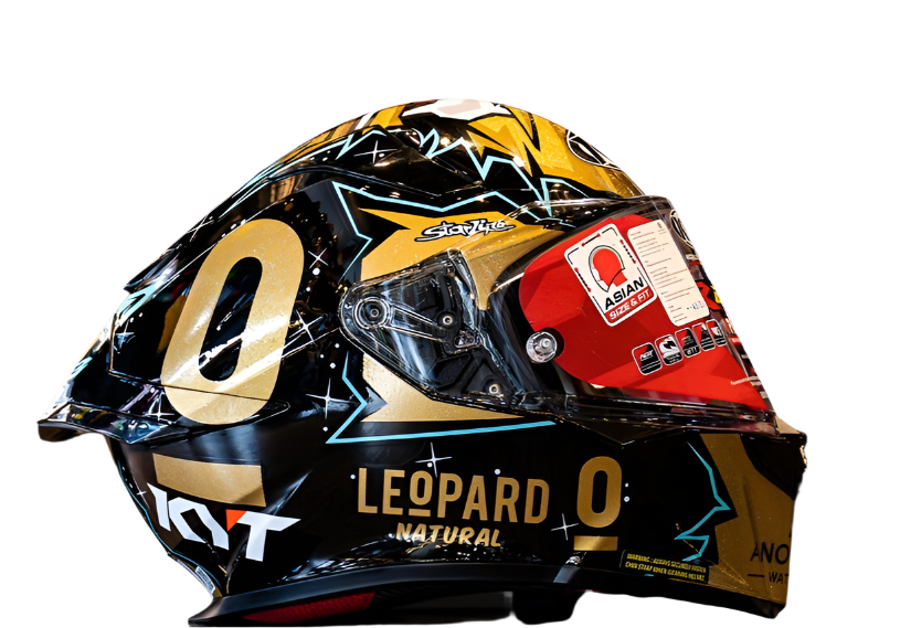 Gold Kyt Nfr Jaume Masia KYT Helmets TT Course Jaume Masia (Flux