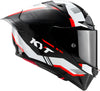 KYT R1R Carbon Zone Gloss Black Red Helmet