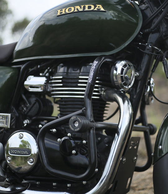 Moto Torque  Honda H'Ness 350 CB350 RS Crash Guard v2.0 (Black)