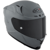 KYT Striker Plain Matt GRL Grey Helmet