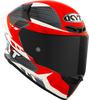 KYT TT Revo Gear Black Red Gloss Helmet