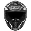 NHK K5R Wayang Matt Black Silver Helmet