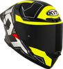 KYT TT Revo Electron Black Yellow Matt Helmet