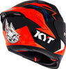 KYT Striker Fernandez Replica Gloss Black Red Helmet