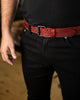 Trip Machine Bronco Classic Belt (Cherry Red)